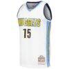 Nikola Jokic Denver Nuggets Mitchell & Ness 2016/17 Throwback Swingman Jersey - White - Side View