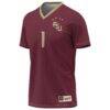 Florida State Seminoles GameDay Greats 2023 NCAA Women's Soccer National Champions Four-Star Fashion Jersey - Garnet - Garnet - Side View