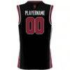 Arkansas Razorbacks GameDay Greats Unisex NIL Pick-A-Player Lightweight Women's Basketball Jersey - Black - Detail View
