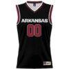 Arkansas Razorbacks GameDay Greats Unisex NIL Pick-A-Player Lightweight Women's Basketball Jersey - Black - Side View