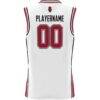 Arkansas Razorbacks GameDay Greats Youth NIL Pick-A-Player Lightweight Women's Basketball Jersey - White - Detail View