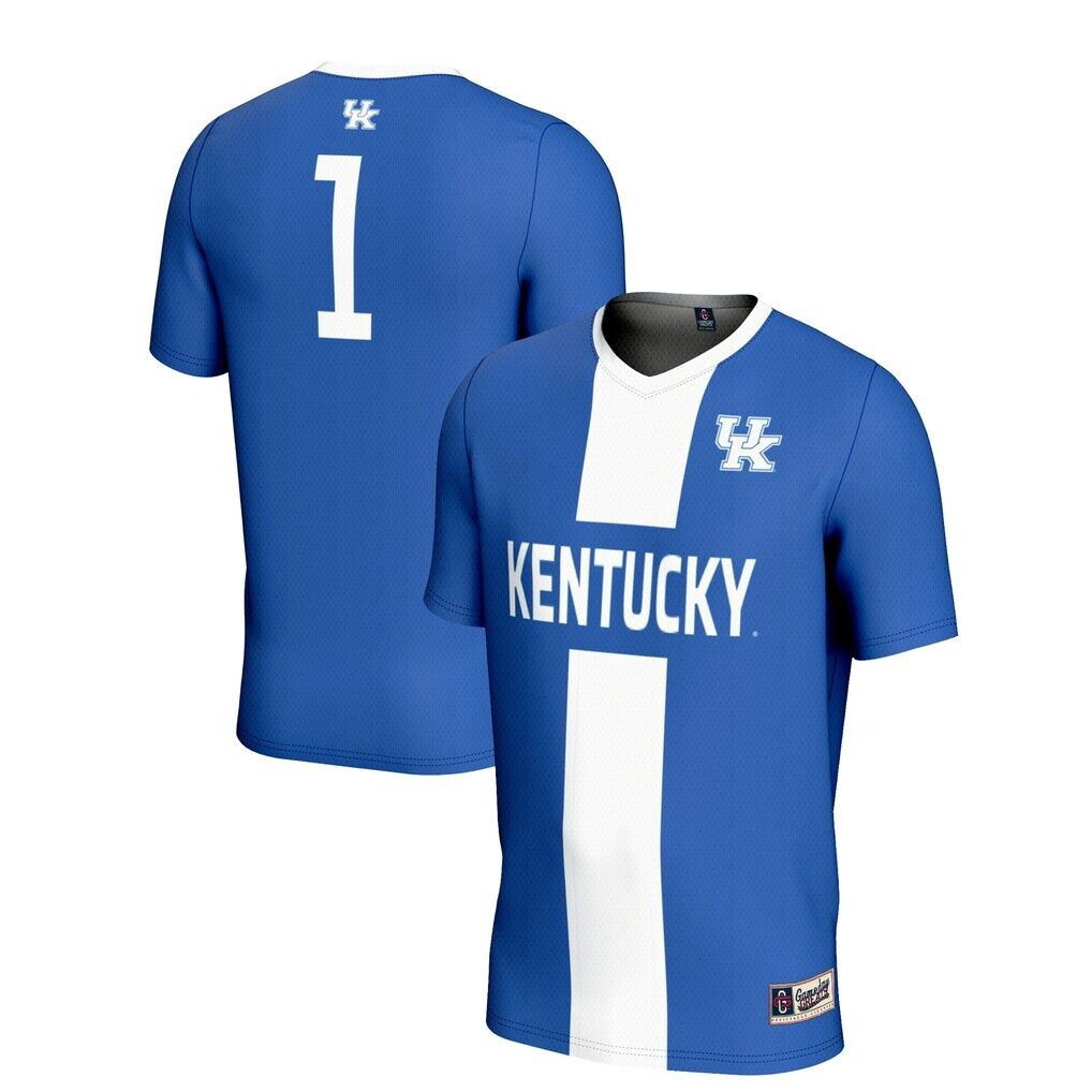 #1 Kentucky Wildcats GameDay Greats Youth Lightweight Soccer Fashion Jersey - Royal