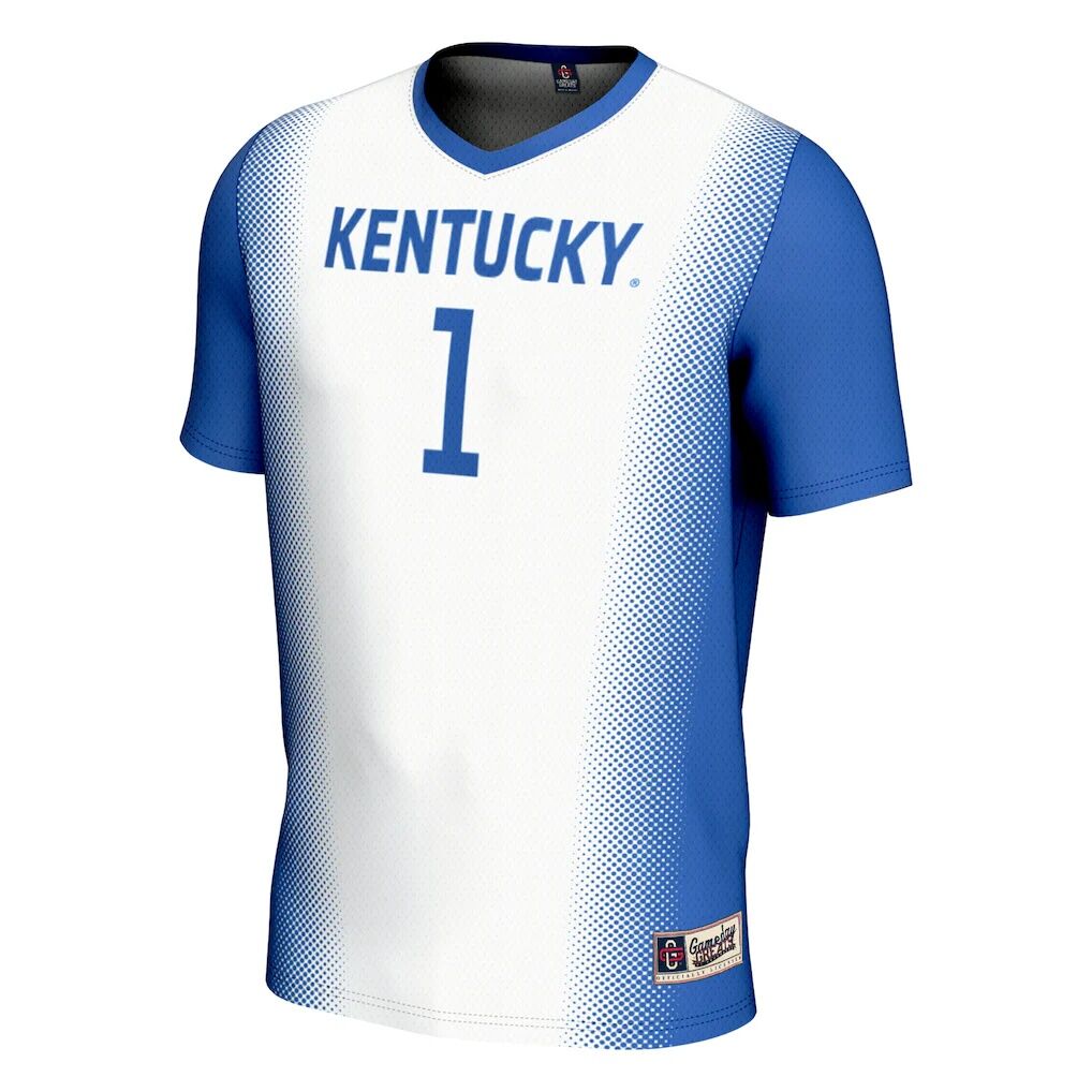 #1 Kentucky Wildcats GameDay Greats Youth Women's Soccer Lightweight Fashion Jersey
