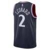 Kawhi Leonard LA Clippers Nike Unisex 2024/25 Swingman Jersey - Navy - - Detail View
