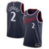 Kawhi Leonard LA Clippers Nike Unisex 2024/25 Swingman Jersey - Navy - - Front View