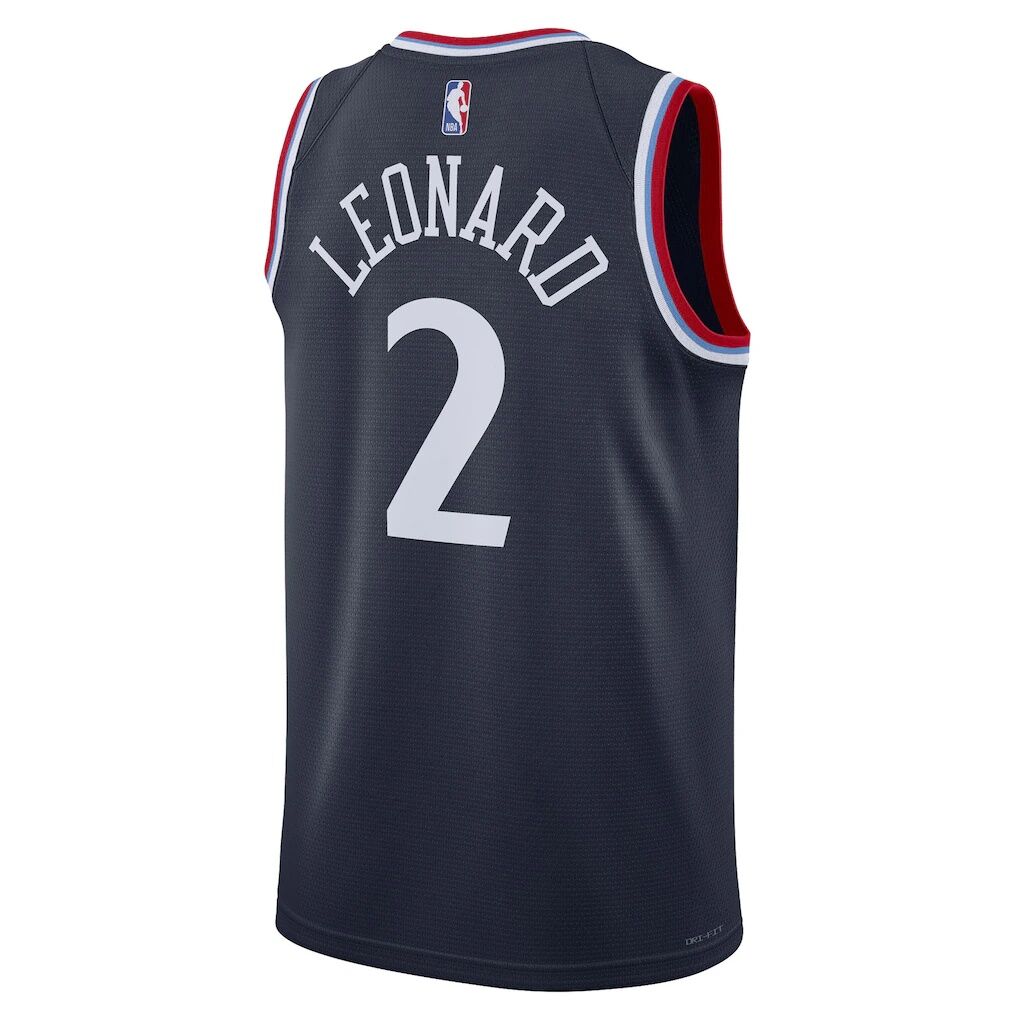 Kawhi Leonard LA Clippers Nike Unisex 2024/25 Swingman Jersey – Navy – Icon Edition