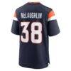 Jaleel McLaughlin Denver Broncos Nike Alternate Game Jersey - Navy - Detail View