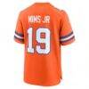 Marvin Mims Jr Denver Broncos Nike Mile High Collection 1977 Throwback Player Game Jersey - Orange - Detail View