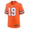 Marvin Mims Jr Denver Broncos Nike Mile High Collection 1977 Throwback Player Game Jersey - Orange - Side View