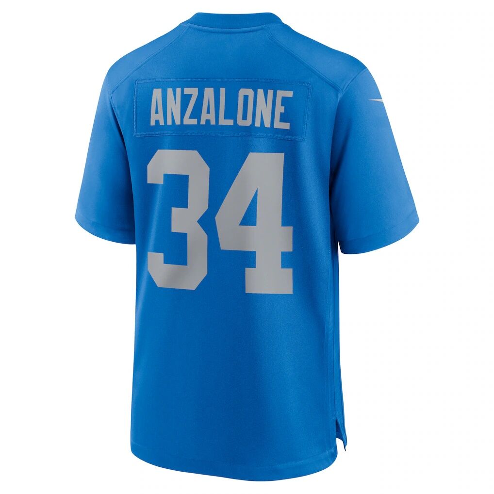 Alex Anzalone Detroit Lions Nike Alternate Game Jersey