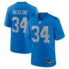 Alex Anzalone Detroit Lions Nike Alternate Game Jersey - Blue - Front View