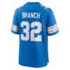 Brian Branch Detroit Lions Nike Game Jersey - Blue - Detail View