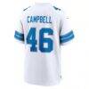 Jack Campbell Detroit Lions Nike White Game Jersey - White - Detail View