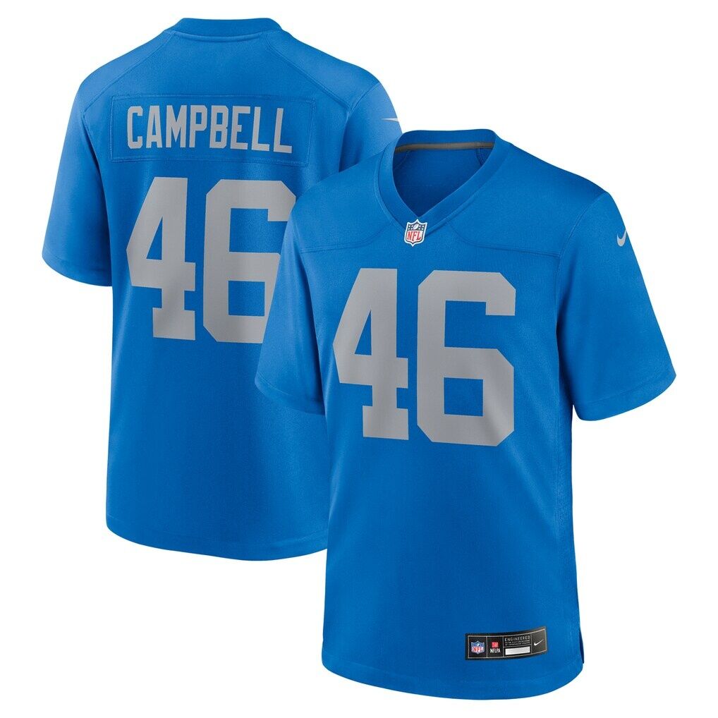 Jack Campbell Detroit Lions Nike Alternate Game Jersey