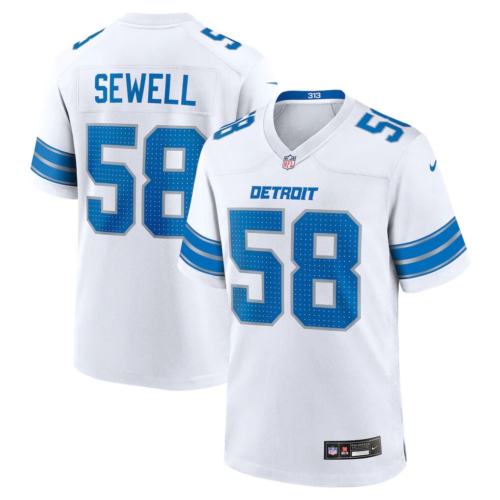 Penei Sewell Detroit Lions Nike Game Jersey