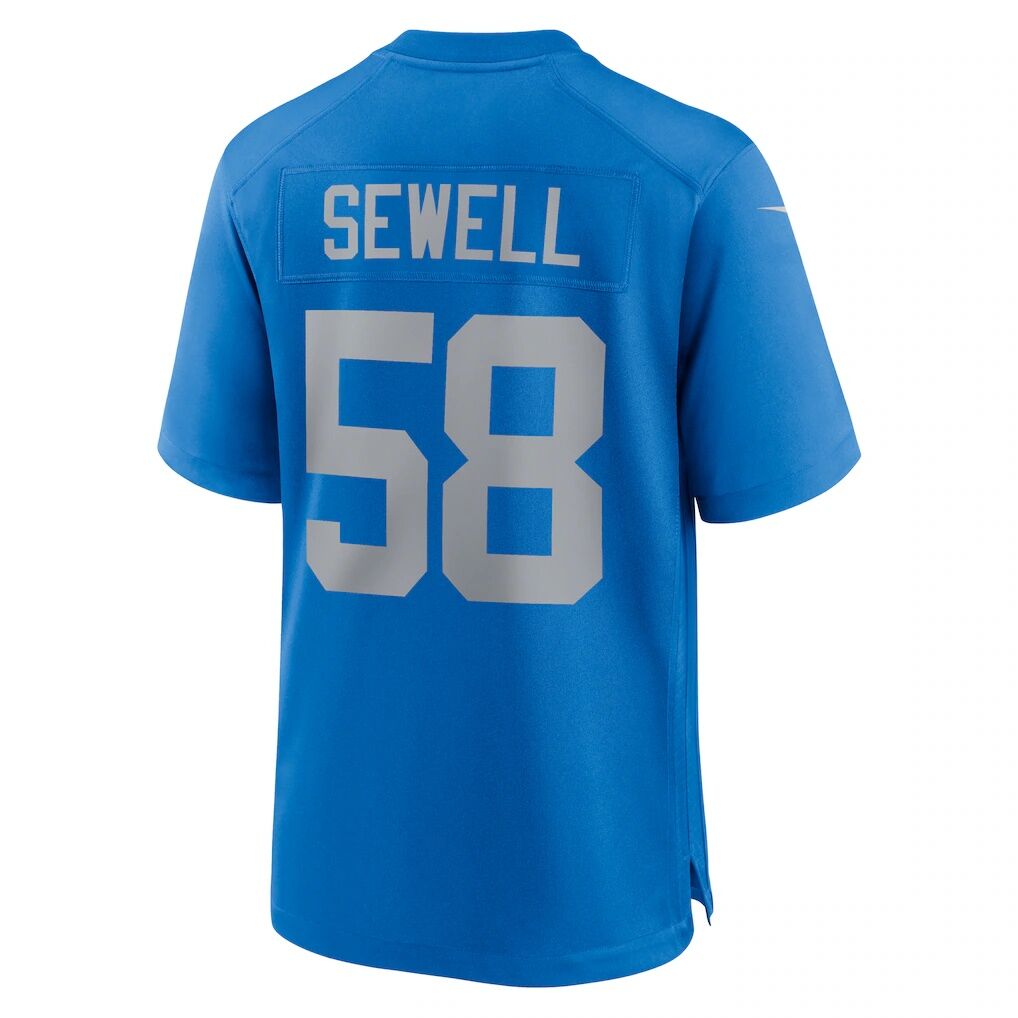 Penei Sewell Detroit Lions Nike Alternate Game Jersey