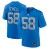 Penei Sewell Detroit Lions Nike Alternate Game Jersey - Blue - Front View