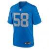 Penei Sewell Detroit Lions Nike Alternate Game Jersey - Blue - Side View