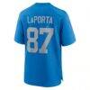 Sam LaPorta Detroit Lions Nike Alternate Game Jersey - Blue - Detail View