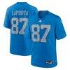 Sam LaPorta Detroit Lions Nike Alternate Game Jersey - Blue - Front View