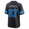 Sam LaPorta Detroit Lions Nike 2nd Alternate Game Jersey - Black - Detail View