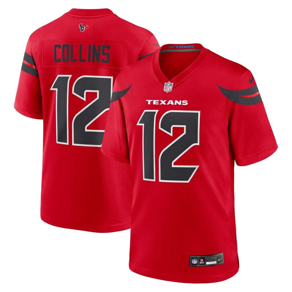 Nico Collins Houston Texans Nike Alternate Game Jersey