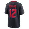 Nico Collins Houston Texans Nike 2nd Alternate Game Jersey - Navy - Detail View