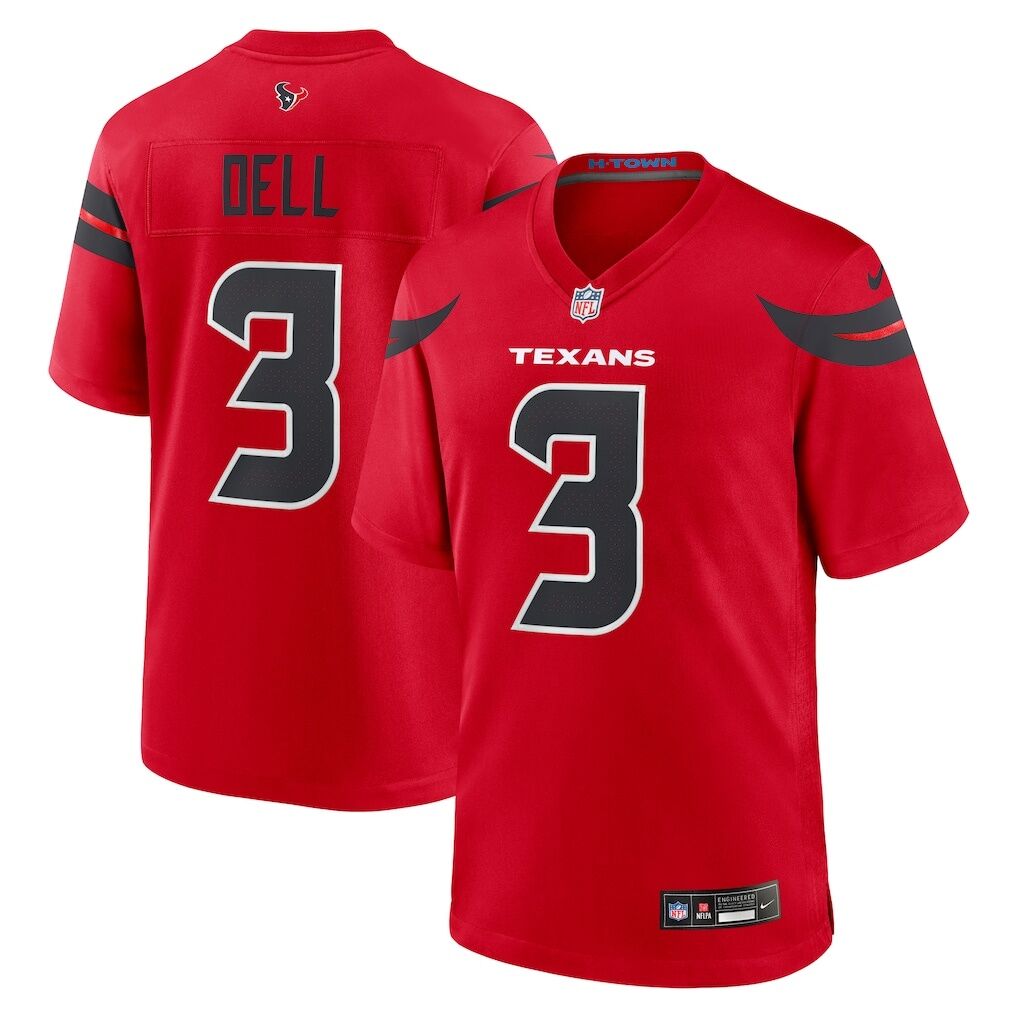 Tank Dell Houston Texans Nike Alternate Game Jersey