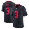 Tank Dell Houston Texans Nike 2nd Alternate Game Jersey - Navy - Front View