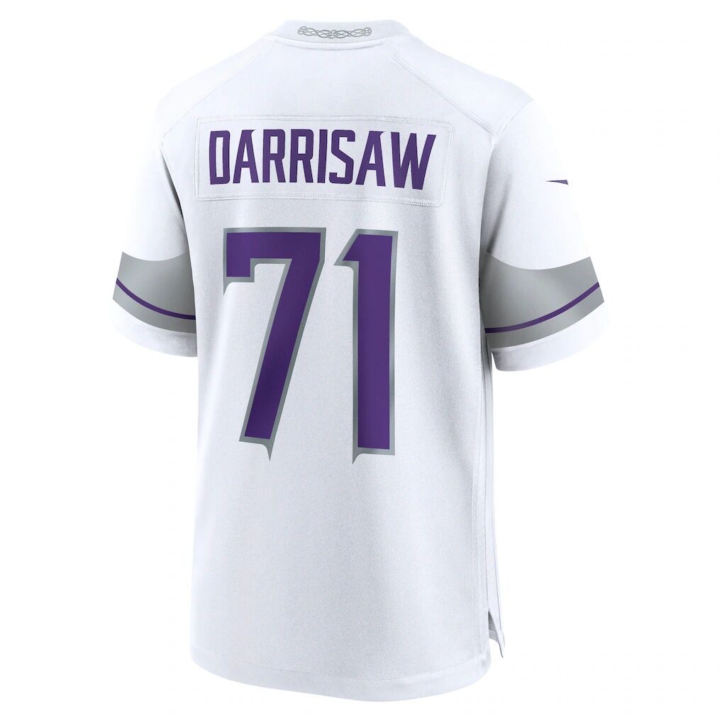 Christian Darrisaw Minnesota Vikings Nike Alternate Game Jersey