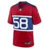 Bobby Okereke New York Giants Nike Alternate Player Game Jersey - - Side View