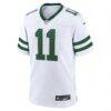 Jermaine Johnson II New York Jets Nike Game Jersey - White - Side View