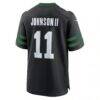 Jermaine Johnson II New York Jets Nike Alternate Game Jersey - Black - Detail View