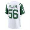 Quincy Williams New York Jets Nike Alternate Game Jersey - White - Detail View