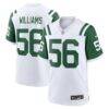 Quincy Williams New York Jets Nike Alternate Game Jersey - White - Front View