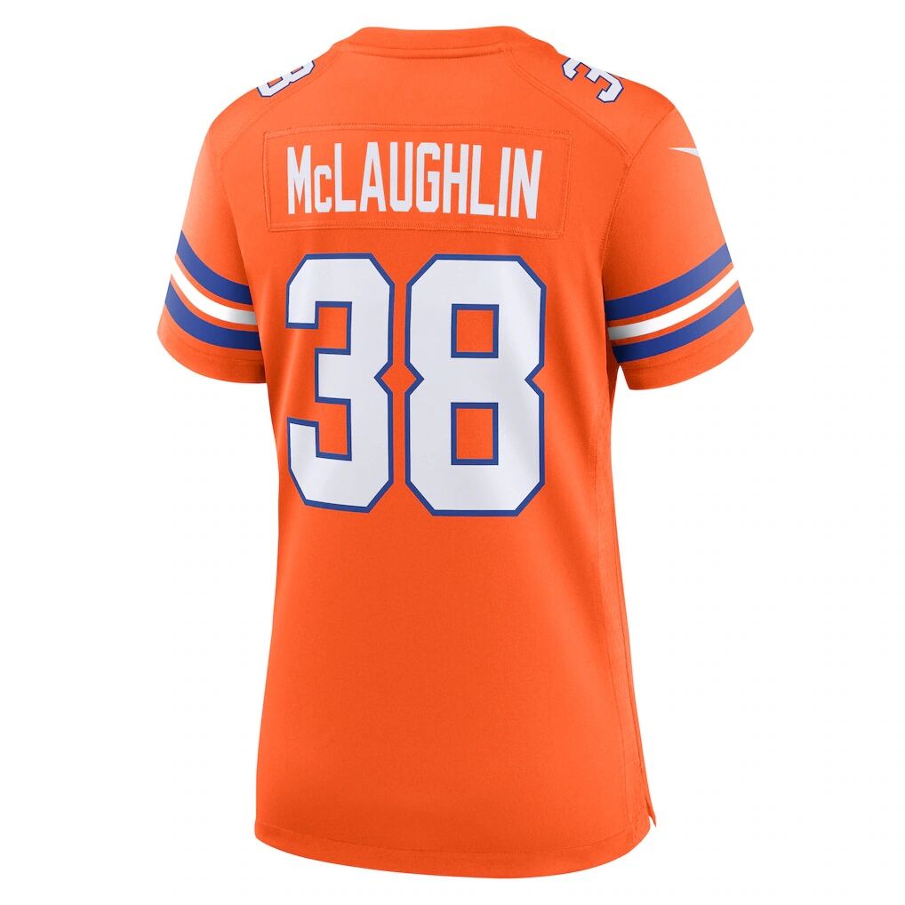Jaleel McLaughlin Denver Broncos Nike Women's Mile High Collection 1977 Throwback Player Game Jersey