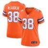 Jaleel McLaughlin Denver Broncos Nike Women's Mile High Collection 1977 Throwback Player Game Jersey - Orange - Front View
