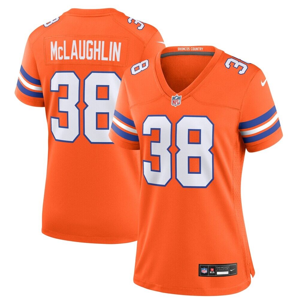 Jaleel McLaughlin Denver Broncos Nike Women's Mile High Collection 1977 Throwback Player Game Jersey