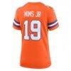 Marvin Mims Jr Denver Broncos Nike Women's Mile High Collection 1977 Throwback Player Game Jersey - Orange - Detail View