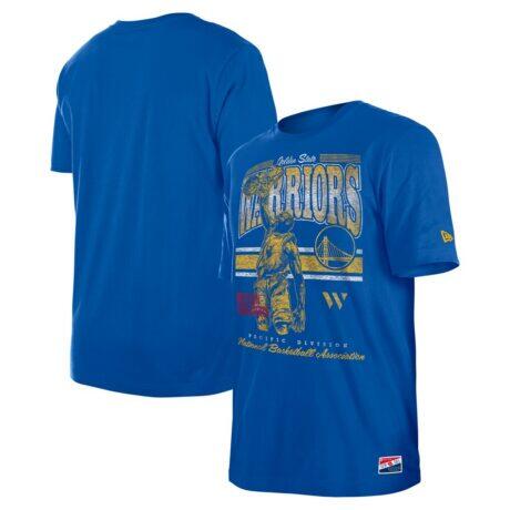 Golden State Warriors New Era Enzyme Wash Oversized T-Shirt - - Front View