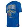 Golden State Warriors New Era Enzyme Wash Oversized T-Shirt - - Side View