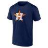 Houston Astros Father's Day #1 Dad T-Shirt - Navy - Side View