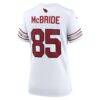 Trey McBride Arizona Cardinals Nike Women's Game Jersey - White - Detail View
