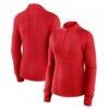 Kansas City Chiefs Fashion7 Women's Elements Quarter-Zip Jacket - Red - Front View