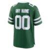 New York Jets Nike Custom Game Jersey - Green - Detail View