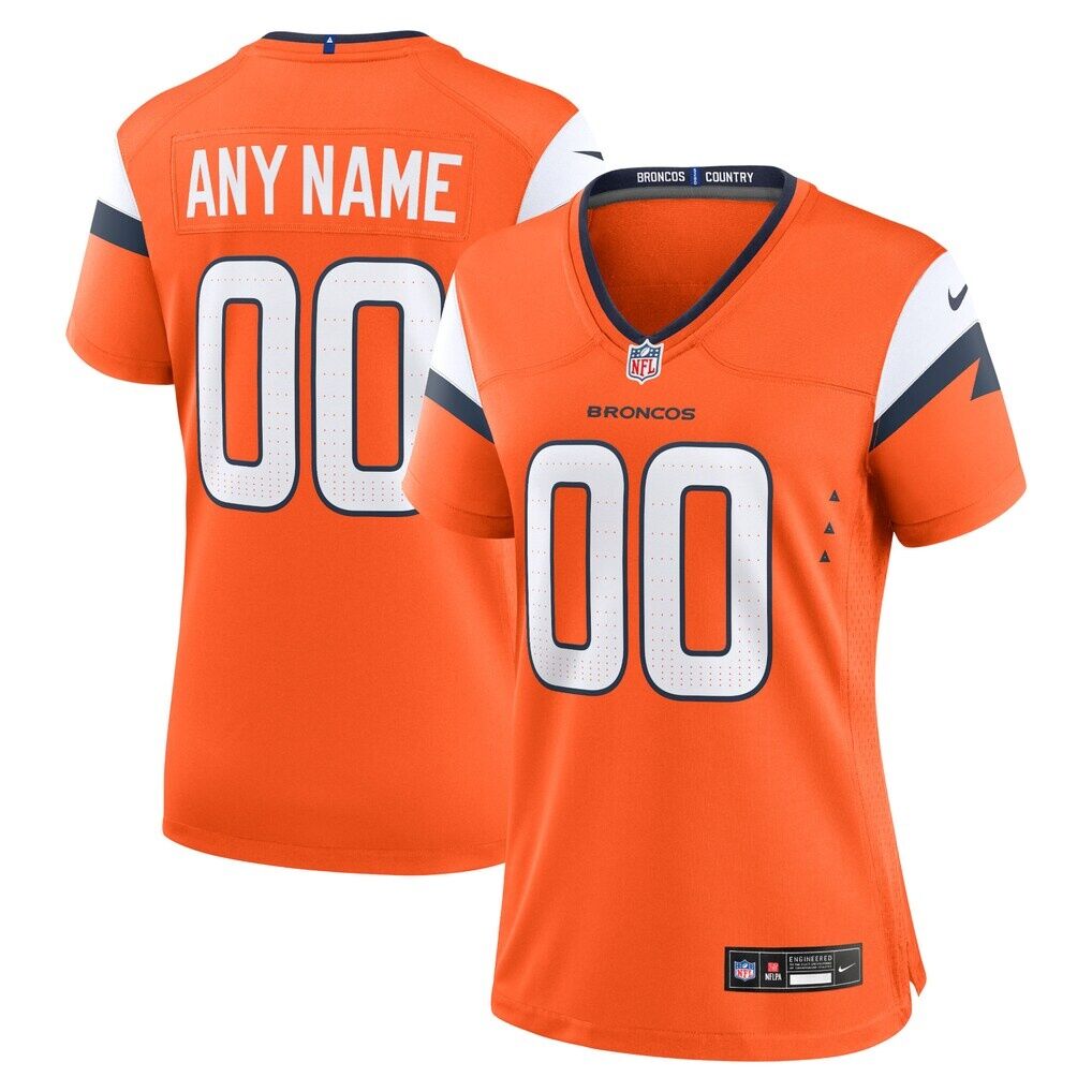 Denver Broncos Nike Women's Team Custom Game Jersey