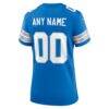 Detroit Lions Nike Women's Custom Game Jersey - Blue - Detail View