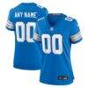 Detroit Lions Nike Women's Custom Game Jersey - Blue - Front View