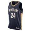Jordan Hawkins New Orleans Pelicans Nike Unisex Swingman Jersey - Navy - Side View