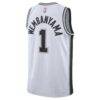 Victor Wembanyama San Antonio Spurs Nike Unisex Swingman Jersey - White - Detail View